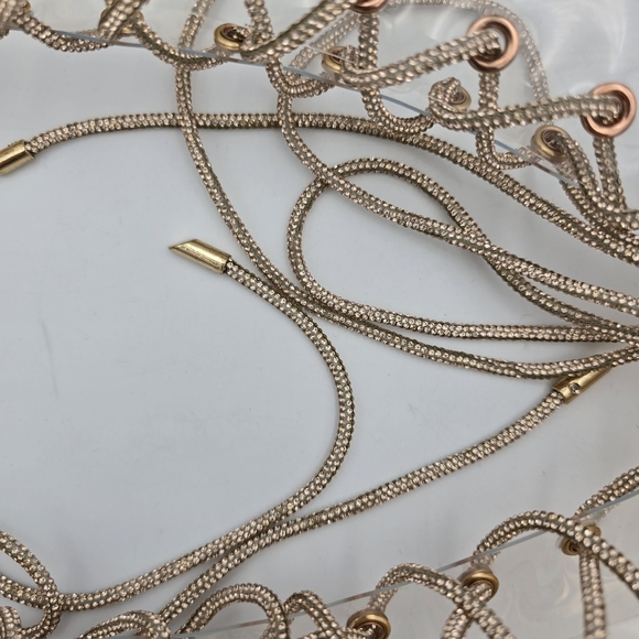 NWOT Cape Robbin Lookey Rose Gold Clear See-through Transparent Heeled Booties - Picture 12 of 16